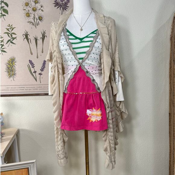 Y2k Hello Kitty Micro Mini High Waist Skirt Cutecore Kawaii Harajuku Kidcore XS - Picture 5 of 8